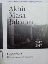Image of AKHIR MASA JABATAN