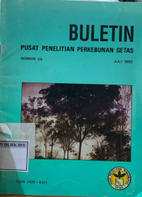 Image of BULETIN PUSAT PENELITIAN PERKEBUNAN GETAS