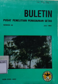 Image of BULETIN PUSAT PENELITIAN PERKEBUNAN GETAS