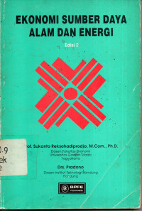 Image of Ekonomi Sumber Daya Alam Dan Energi