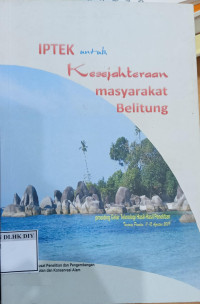 Image of IPTEK UNTUK KESEJAHTERAAN MASYARAKAT BELITUNG