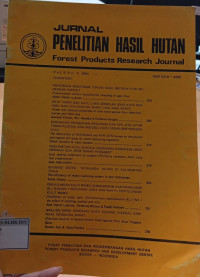 Image of JURNAL PENELITIAN HASIL HUTAN