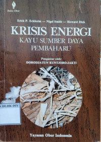 Image of KRISIS ENERGI KAYU SUMBER DAYA PEMBERHARUAN
