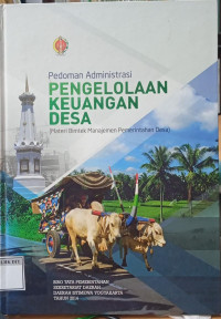 Image of PEDOMAN ADMINISTRASI PENGELOLAAN KEUANGAN DESA