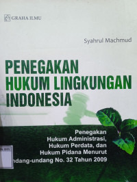 Image of PENEGAKAN HUKUM LINGKUNGAN INDONESIA
