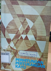 Image of PERHITUNGAN PERTUKANGAN KAYU